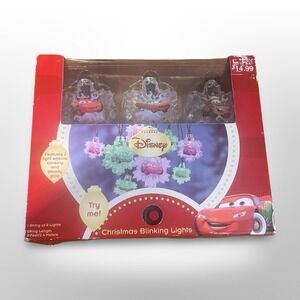 Disney‎ Cars Christmas Blinking Lights String of 8 Lights Motion Activated kid